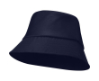 Lichte polyester hoed met zonbescherming 130 g/m² kleur marineblauw
