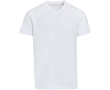 Unisex T-shirt met korte mouwen, V-hals, biologisch katoen 200 g/m2 Elevate kleur wit