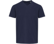 Unisex T-shirt met korte mouwen, V-hals, biologisch katoen 200 g/m2 Elevate kleur marineblauw