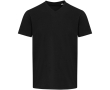 Unisex T-shirt met korte mouwen, V-hals, biologisch katoen 200 g/m2 Elevate kleur zwart