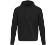 Uniseks hoodie met geruwde binnenkant 280 g/m² Elevate kleur zwart
