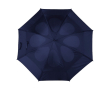 Handmatige stormparaplu met 8 panelen en rubberen grip Ø129 Storm kleur donkerblauw