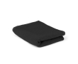 Kleine absorberende microvezel handdoek, 45 x 30 cm, 345 g/m² kleur zwart