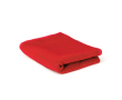 Kleine absorberende microvezel handdoek, 45 x 30 cm, 345 g/m² kleur rood