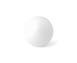 Glanzende stressbal van PU-schuim in diverse kleuren, personaliseerbaar kleur wit