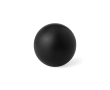 Glanzende stressbal van PU-schuim in diverse kleuren, personaliseerbaar kleur zwart