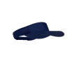Polyester zonneklep bedrukken met gevoerde zijkanten Sport kleur marineblauw