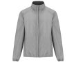 Windjack met ritsen en reflecterende details 70 g/m² - Roly Direct kleur grijs