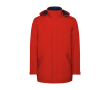 Waterdichte parka van polyester 400 g/m² Roly Direct America kleur rood