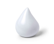 Stressbal met logo in de vorm van een waterdruppel Fall kleur wit