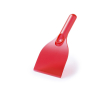 Eenvoudige ijskrabber in diverse kleuren met ruim oppervlak kleur rood