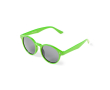 Zonnebril met ronde en zwarte UV400-glazen kleur groen