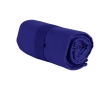 Absorberende microvezel handdoek van RPET met bijpassende elastiek kleur blauw