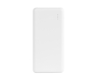 Powerbank gemaakt van gerecycled ABS met een capaciteit van 8.000 mAh kleur wit