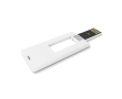 Custom made USB stick in Mini Card formaat, gemaakt in Europa kleur wit