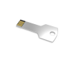 Custom made USB van metaal in sleutelvorm, gemaakt in Europa kleur zilver