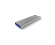 Custom made USB van metaal voor de sleutelbos, gemaakt in Europa kleur zilver