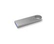 Custom made USB van metaal voor de sleutelbos, gemaakt in Europa kleur zilver
