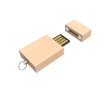 Custom made USB van hout met magneetsluiting, gemaakt in Europa kleur licht hout