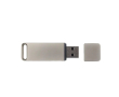 Custom made USB van metaal met sluitdop, gemaakt in Europa kleur zilver