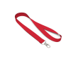 Voordelige bedrukte polyester lanyard van 15, 20 of 25 mm kleur granaat