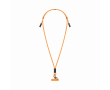 Custom made verstelbare lanyard met Type C oplaadkabel voor mobiel kleur oranje