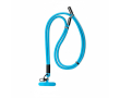 Custom made verstelbare lanyard voor de mobiel met Type C oplader kleur cyaan blauw