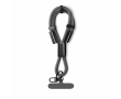 Custom made lanyard voor de mobiel met korte band en Type C oplader kleur zwart