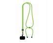 Custom made verstelbare polyester lanyard voor de mobiel kleur appel groen