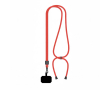 Custom made verstelbare polyester lanyard voor de mobiel kleur granaat