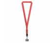 Custom made verstelbare geweven telefoon-schouderband kleur rood