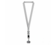 Custom made verstelbare geweven telefoon-schouderband kleur wit