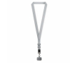 Custom made verstelbare geweven telefoon-schouderband kleur grijs