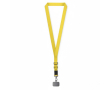 Custom made verstelbare geweven telefoon-schouderband kleur geel