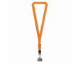 Custom made verstelbare geweven telefoon-schouderband kleur oranje