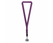 Custom made verstelbare geweven telefoon-schouderband kleur paars