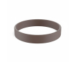 Voordelige siliconen armband 12 mm kleur bruin