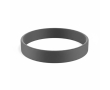 Voordelige siliconen armband 12 mm kleur zwart
