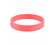 Voordelige siliconen armband 12 mm kleur rood