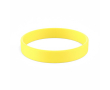 Voordelige siliconen armband 12 mm kleur geel