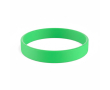 Voordelige siliconen armband 12 mm kleur groen