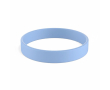 Voordelige siliconen armband 12 mm kleur riviera blauw