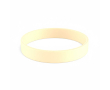 Voordelige siliconen armband 12 mm kleur naturel