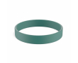 Voordelige siliconen armband 12 mm kleur miliair groen