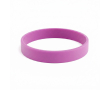 Voordelige siliconen armband 12 mm kleur lila