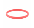 Custom made siliconen polsband voor evenementen, personaliseerbaar kleur rood