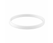 Custom made siliconen polsband voor evenementen, personaliseerbaar kleur wit