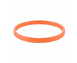 Custom made siliconen polsband voor evenementen, personaliseerbaar kleur oranje