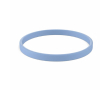 Custom made siliconen polsband voor evenementen, personaliseerbaar kleur riviera blauw
