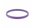 Custom made siliconen polsband voor evenementen, personaliseerbaar kleur paars
